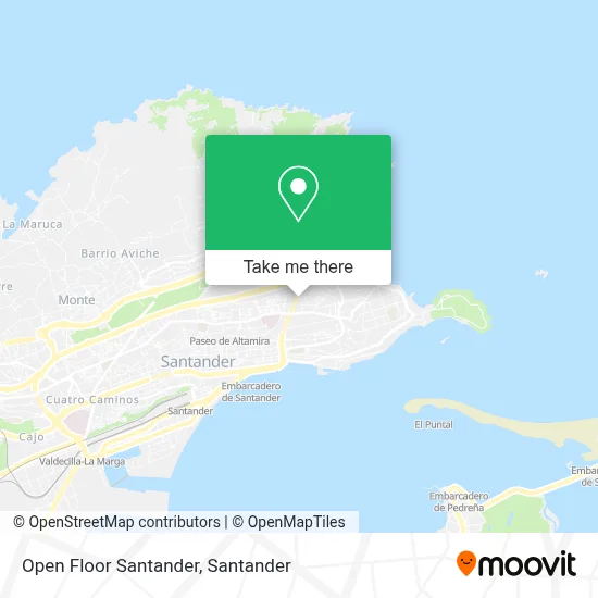 Open Floor Santander map