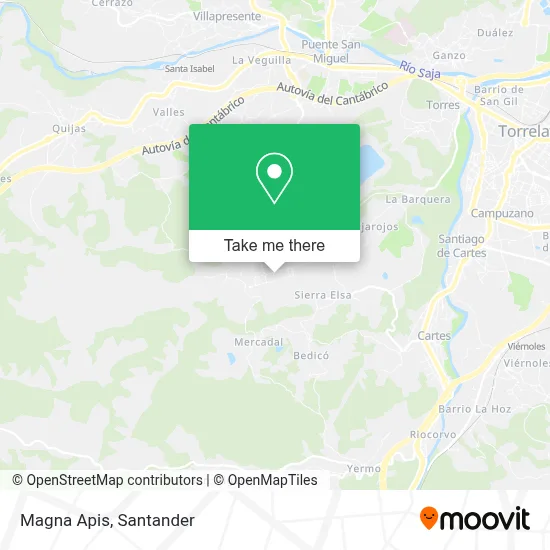 Magna Apis map