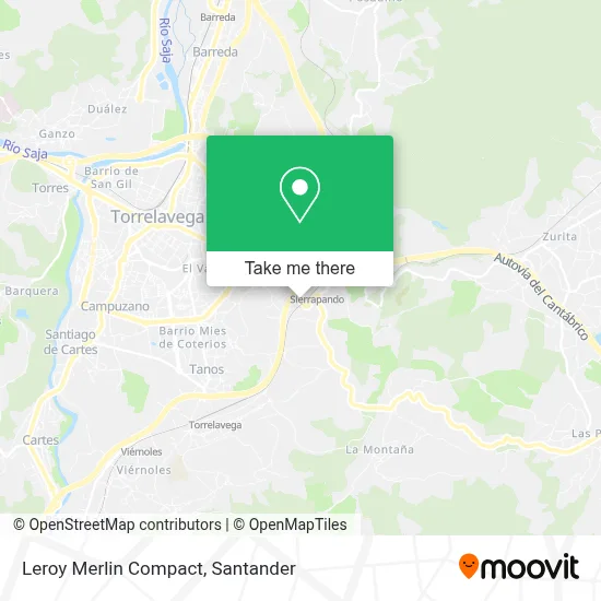 Leroy Merlin Compact map
