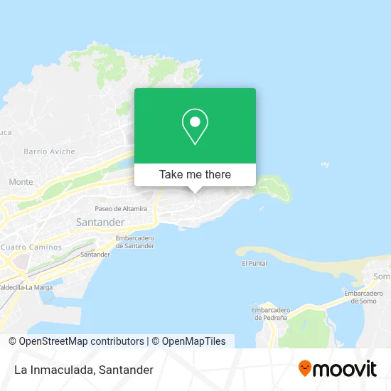La Inmaculada map