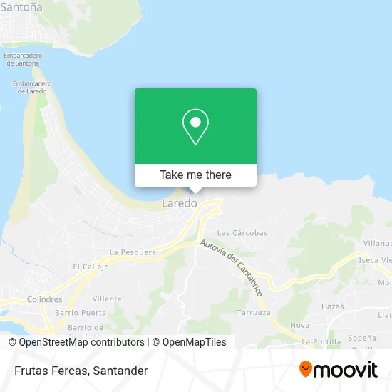 Frutas Fercas map