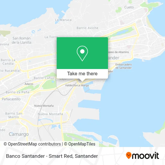 Banco Santander - Smart Red map