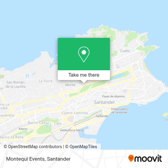 Montequi Events map