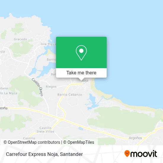 Carrefour Express Noja map