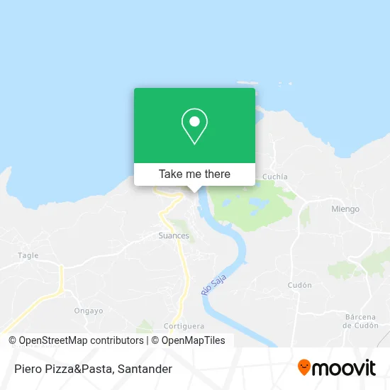 Piero Pizza&Pasta map