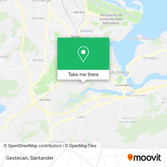 Gestecan map