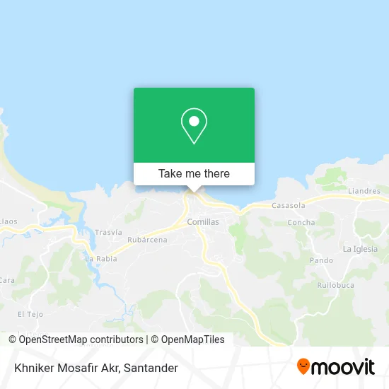 Khniker Mosafir Akr map