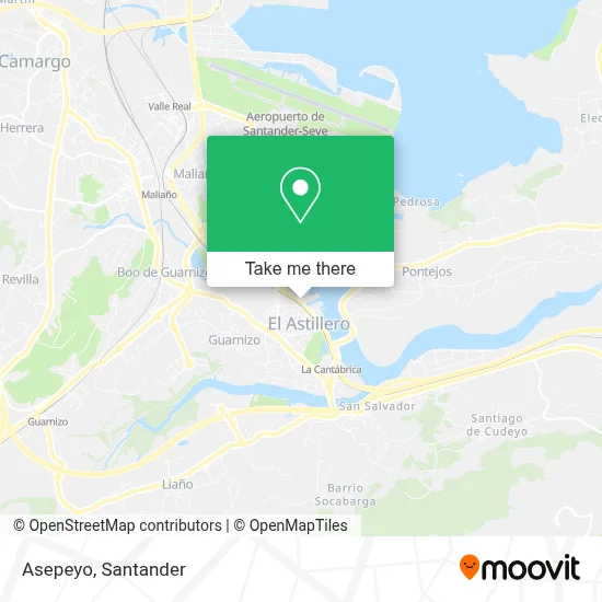 Asepeyo map