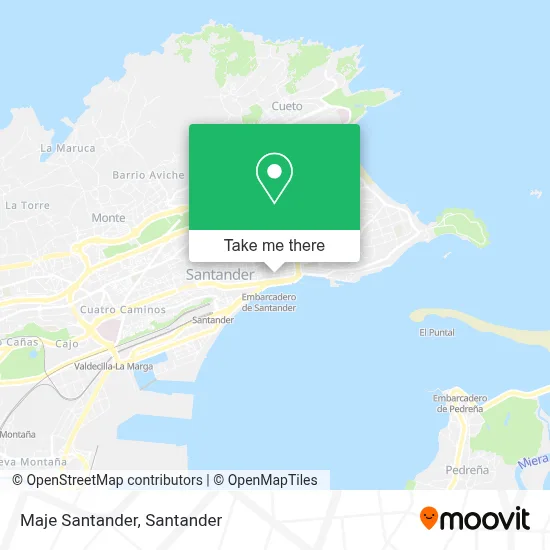 Maje Santander map