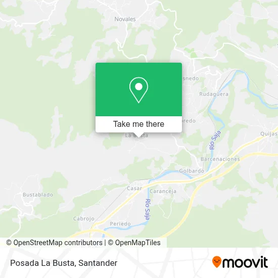 Posada La Busta map
