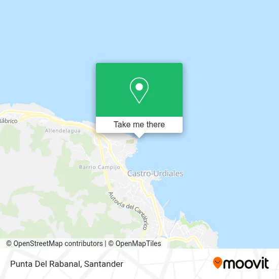 Punta Del Rabanal map