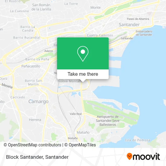 Block Santander map