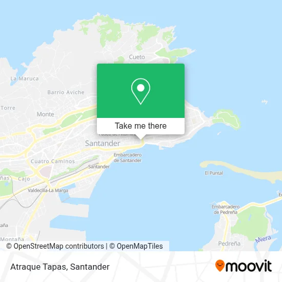 Atraque Tapas map