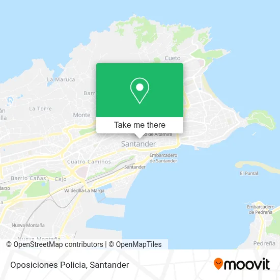Oposiciones Policia map