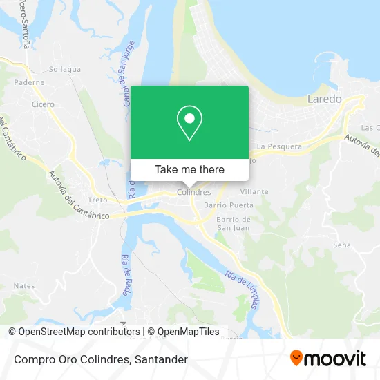 Compro Oro Colindres map