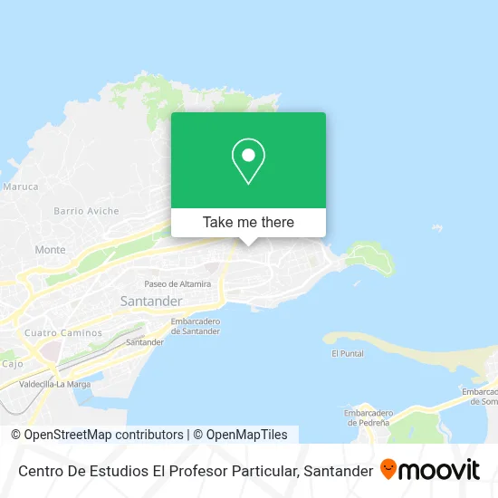 Centro De Estudios El Profesor Particular map