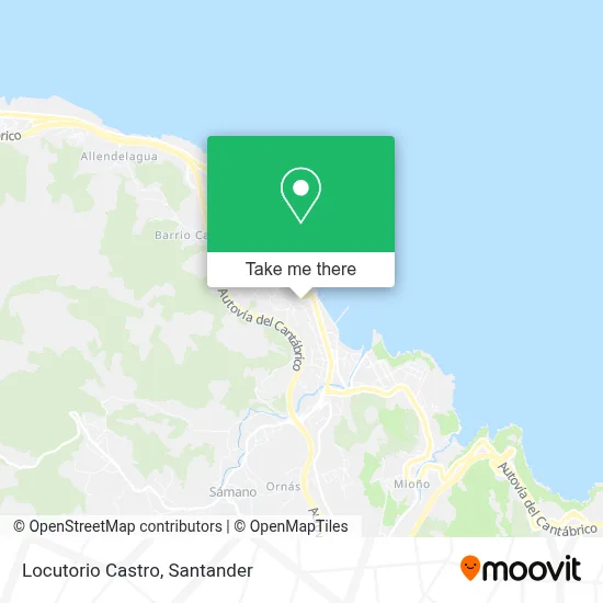 Locutorio Castro map