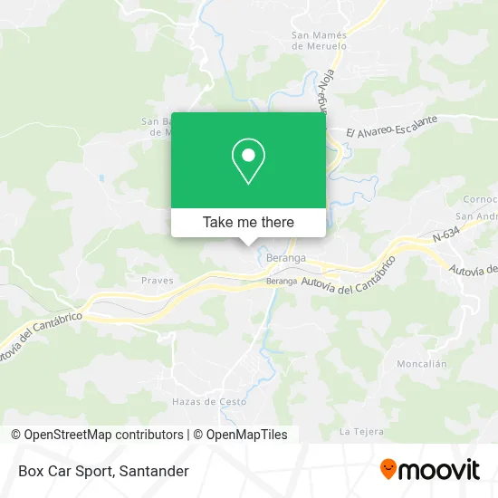 Box Car Sport map