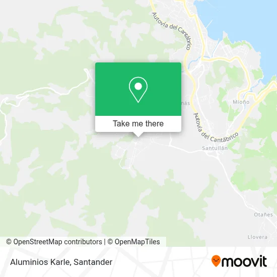 Aluminios Karle map