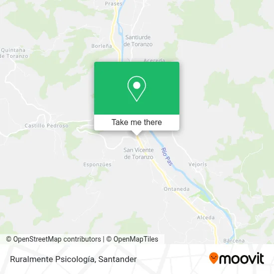Ruralmente Psicología map