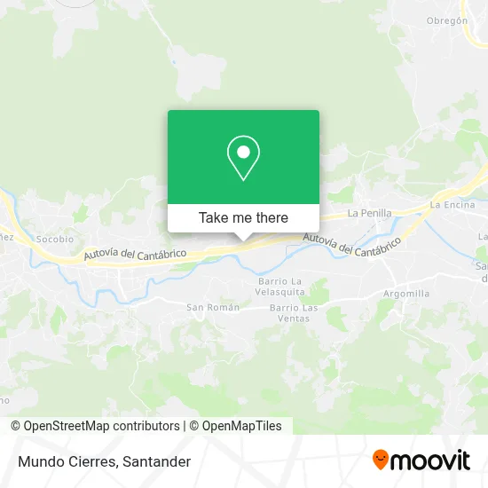 Mundo Cierres map