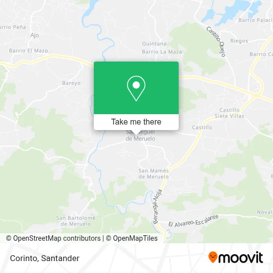 Corinto map