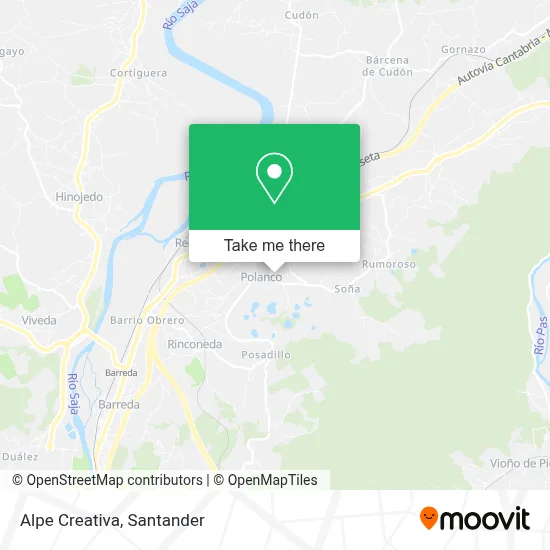 Alpe Creativa map