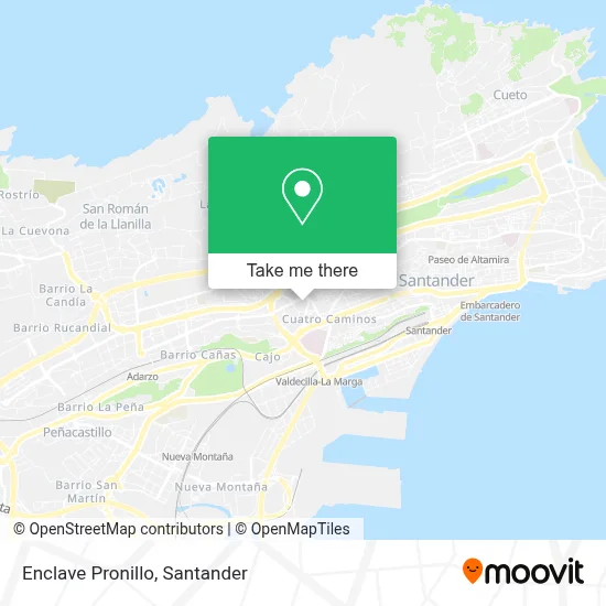 Enclave Pronillo map