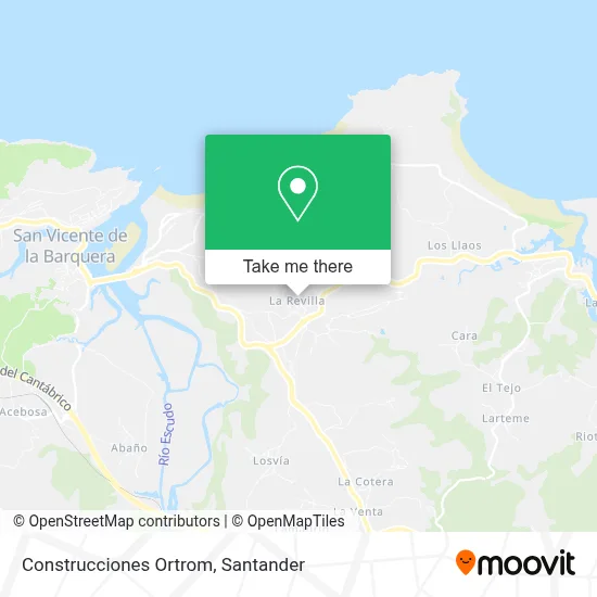 Construcciones Ortrom map