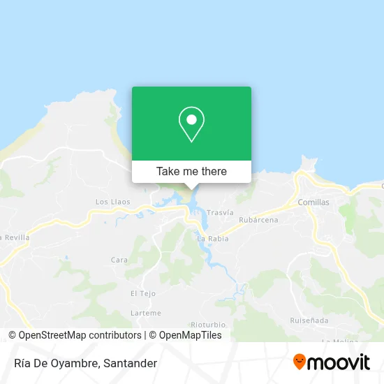 Ría De Oyambre map