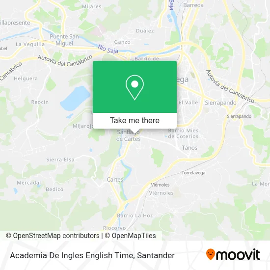 Academia De Ingles English Time map