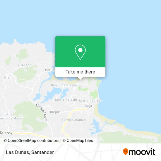 Las Dunas map