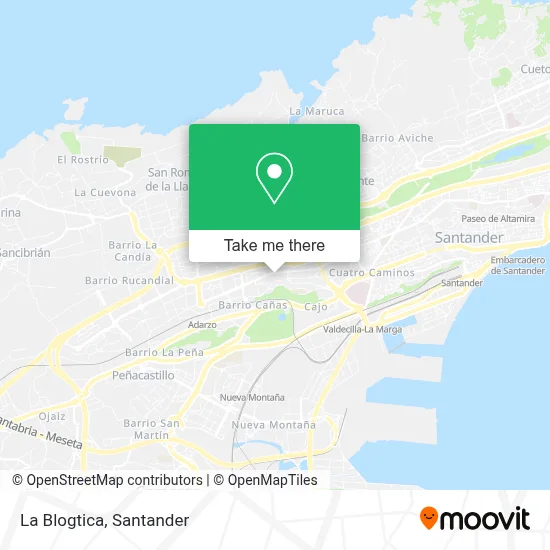 La Blogtica map