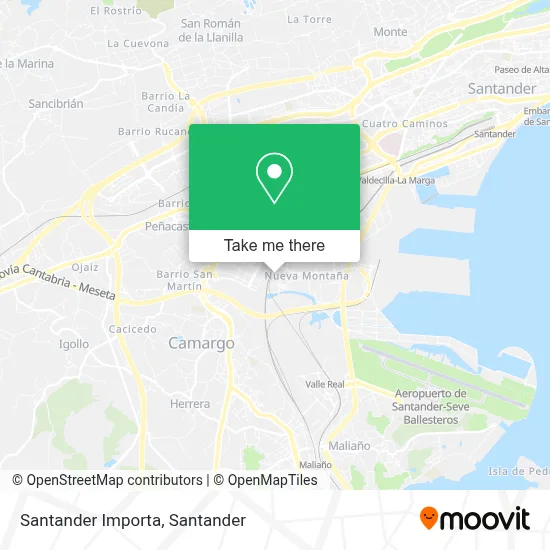 Santander Importa map
