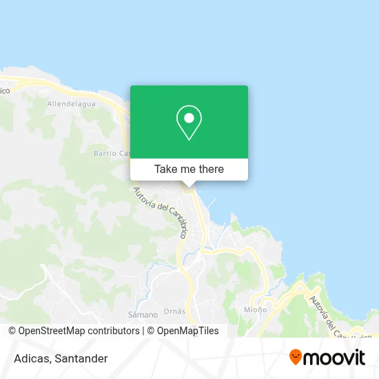 Adicas map