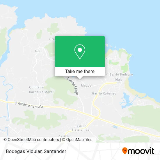 Bodegas Vidular map