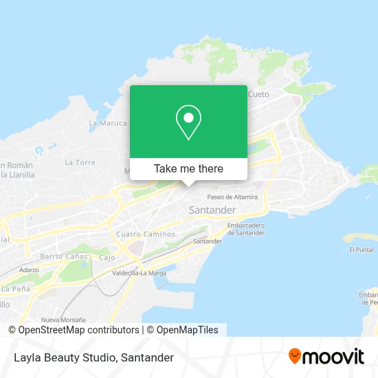 Layla Beauty Studio map