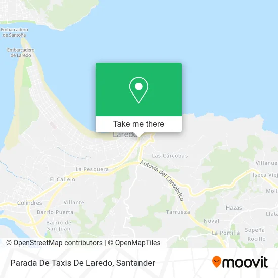 Parada De Taxis De Laredo map