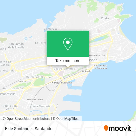 Eide Santander map