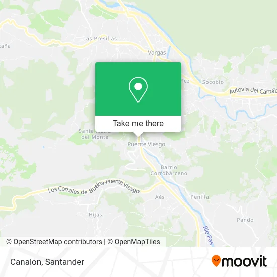 Canalon map