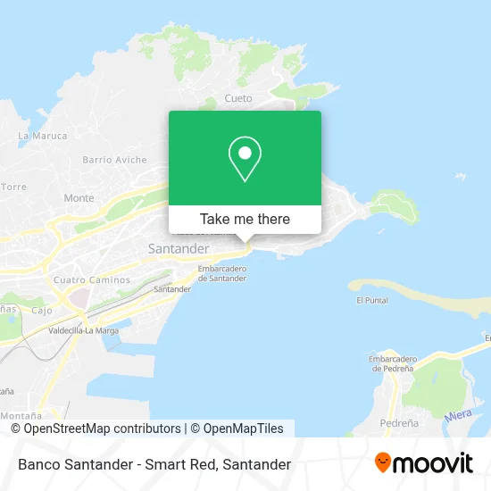 Banco Santander - Smart Red map