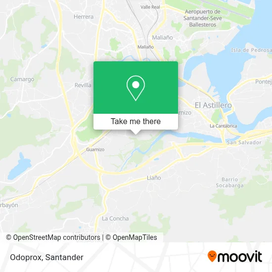 Odoprox map
