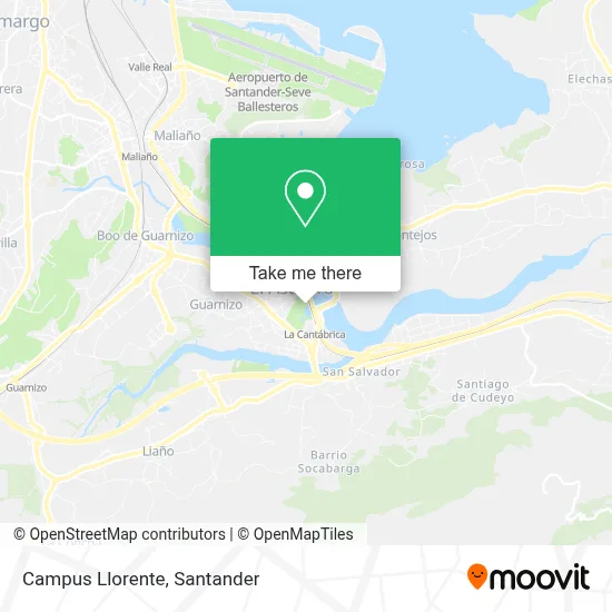 Campus Llorente map