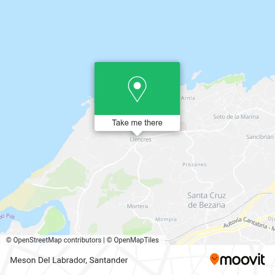 Meson Del Labrador map