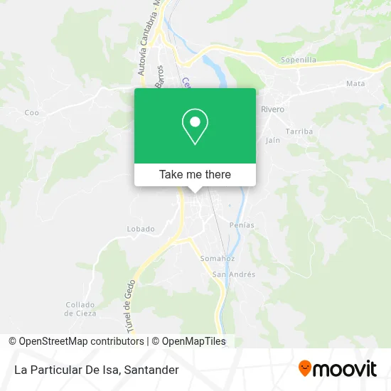 La Particular De Isa map