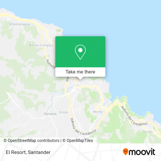 El Resort map