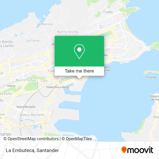 La Embuteca map