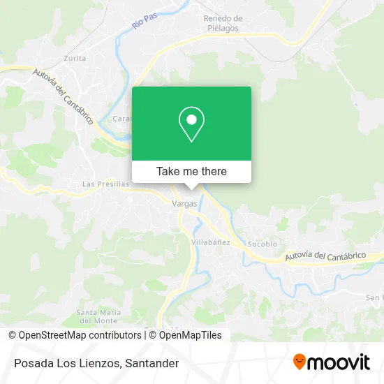 Posada Los Lienzos map