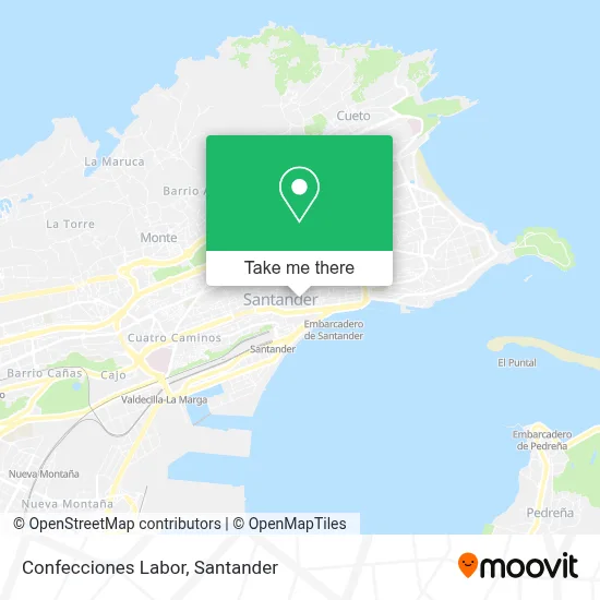 Confecciones Labor map