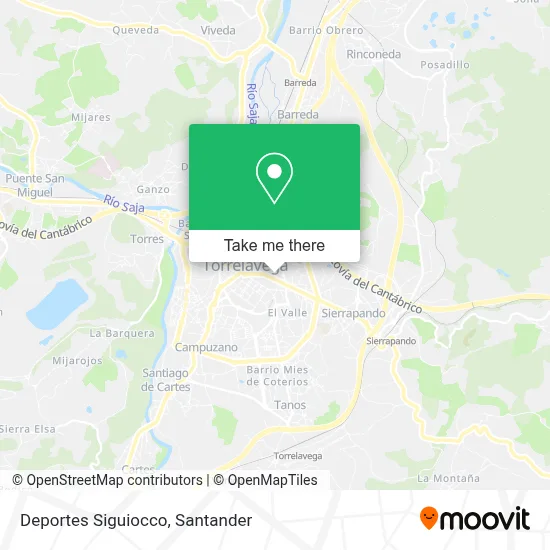 Deportes Siguiocco map